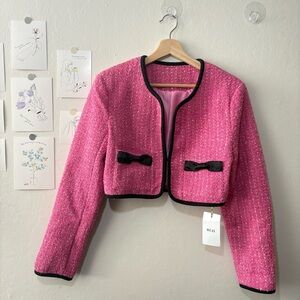 Pink Miu Miu-Inspired Cropped Top